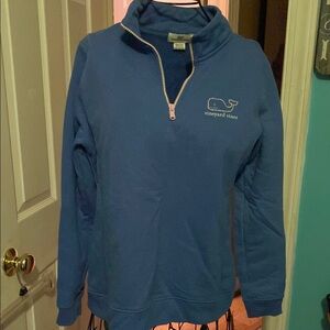 Vineyard Vines Blue Pullover with Whale Logo